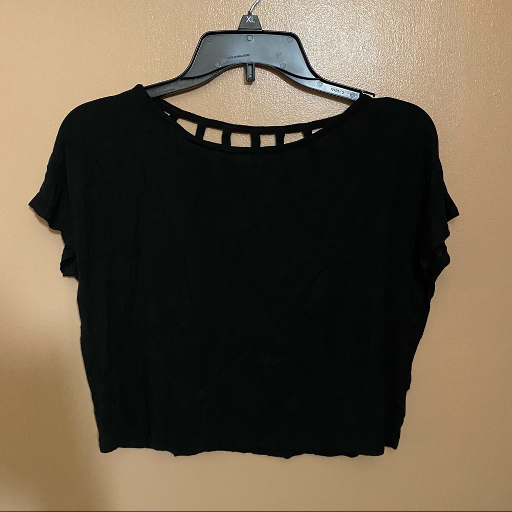 Forever 21 Black Crop Top